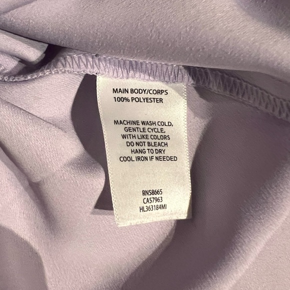 Purple Off Shoulder Mini Dress - Picture 4 of 4